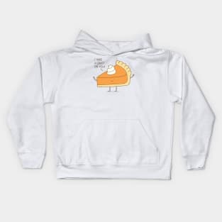 A pie's crush Kids Hoodie